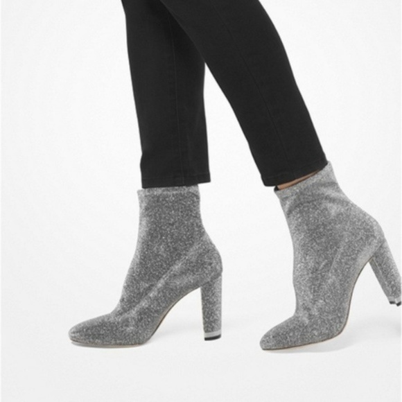 michael kors glitter booties